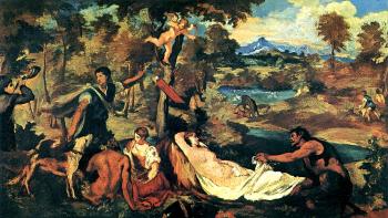 Edouard Manet : Jupiter and Antiope